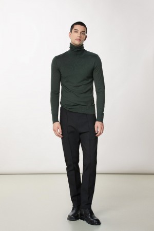 Patrizia Pepe Pure Wool Turtleneck Sweater Verdes | 5896-QJIMS