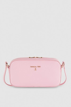 Patrizia Pepe Small Graphic Case Shoulder Bag Rosa | 3890-BNWCH