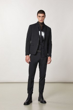 Patrizia Pepe Two-button Slim Fit Jacket Pretas | 0974-VZEJA