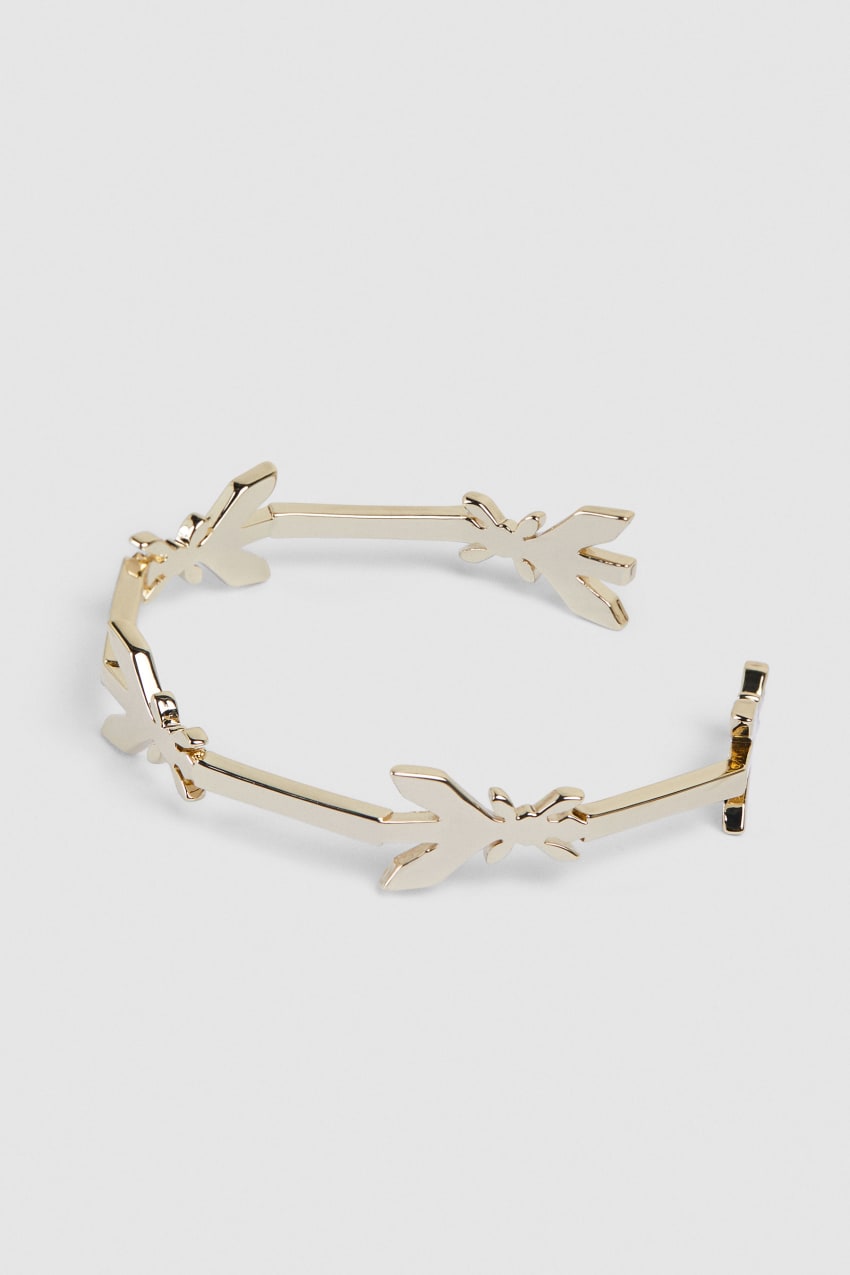 Patrizia Pepe Brass Fly Chain Bracelet Douradas | 1395-PLJZS