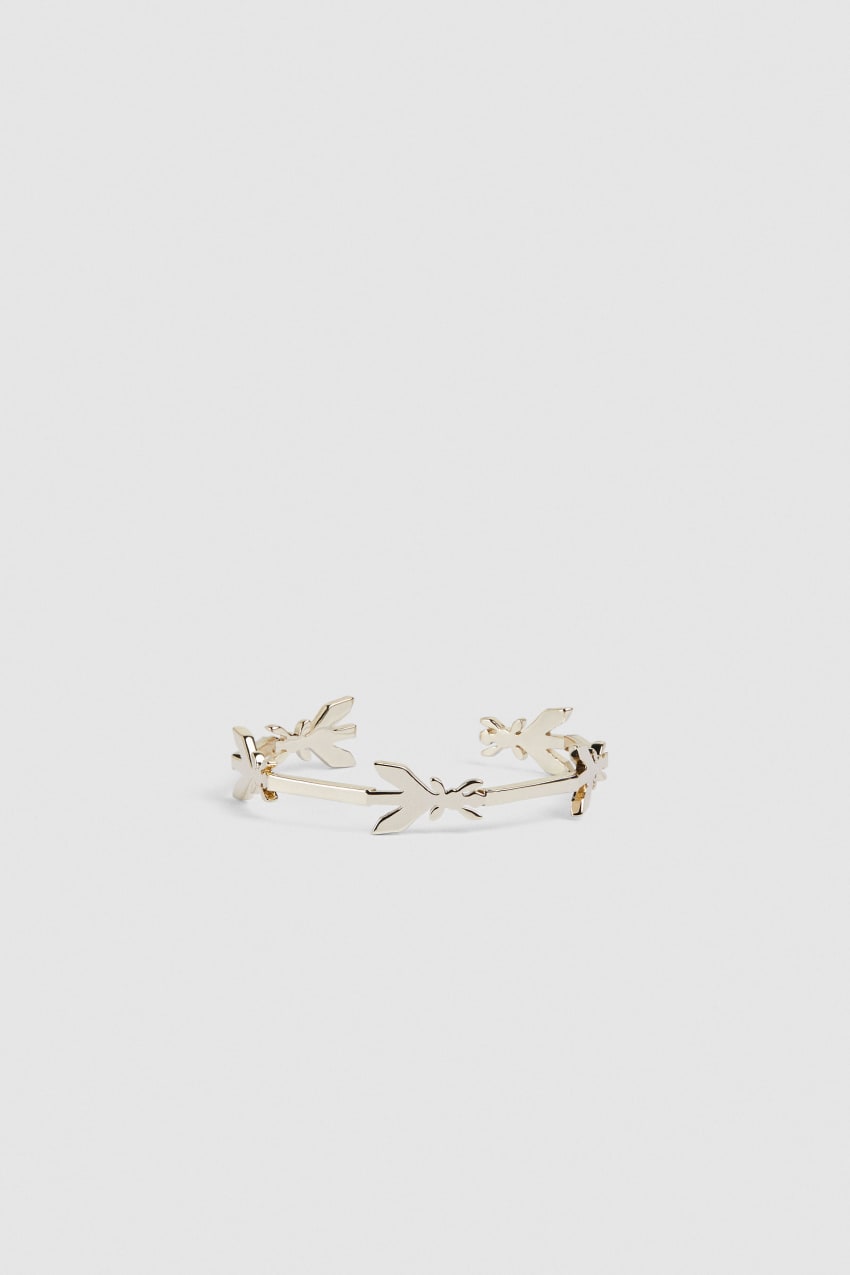 Patrizia Pepe Brass Fly Chain Bracelet Douradas | 1395-PLJZS