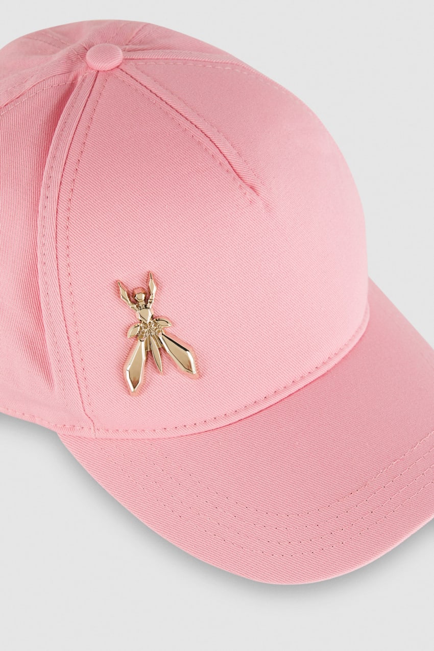 Patrizia Pepe Cotton Fly Baseball Cap Rosa | 0231-OGSZE