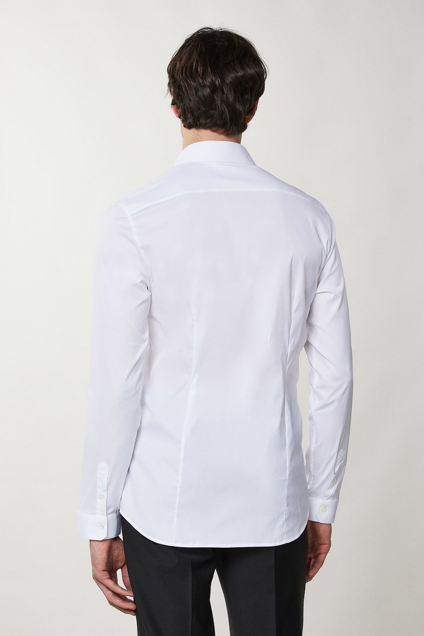 Patrizia Pepe Cotton Poplin Shirt Branco | 8916-DKVAN