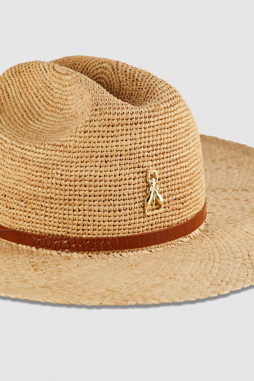 Patrizia Pepe Cowboy Hat With Leather Strap Branco | 3195-AQDNV