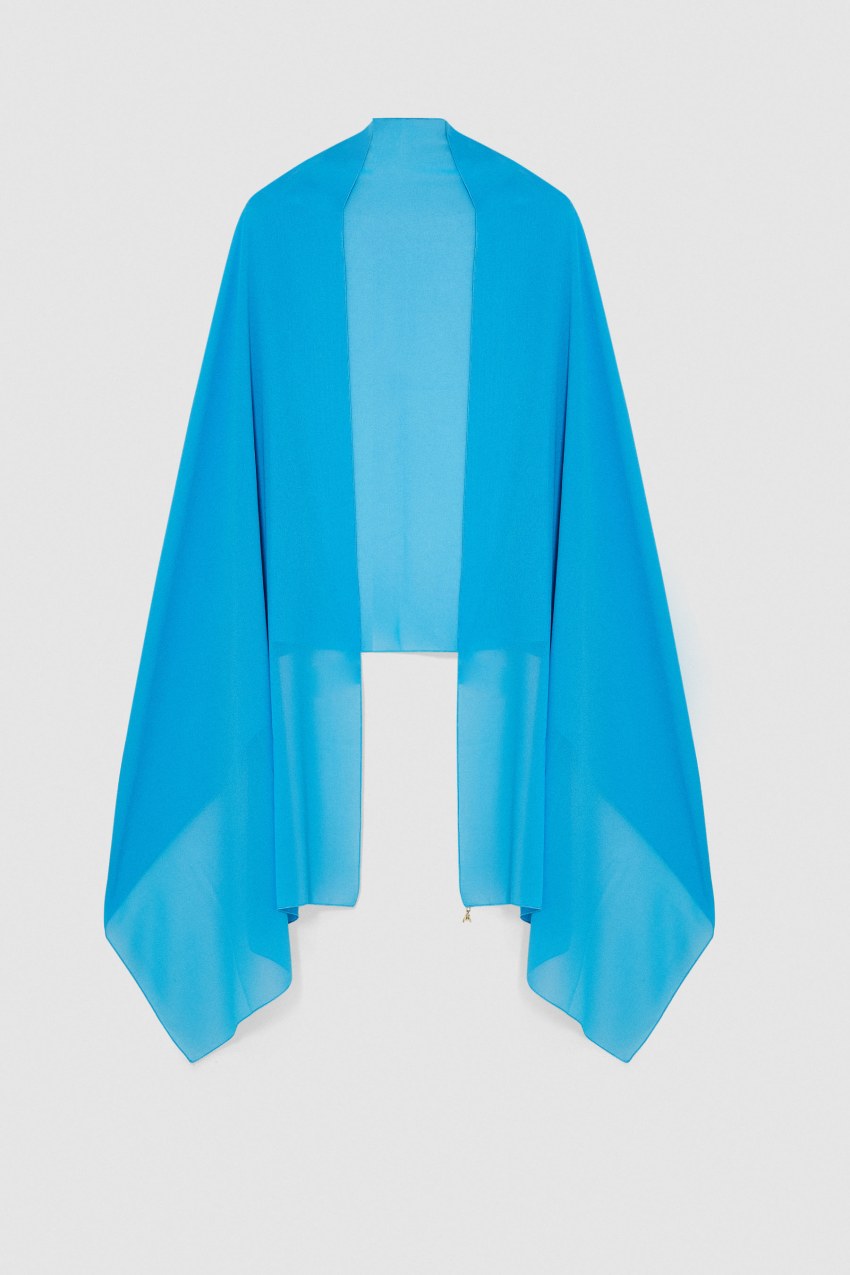 Patrizia Pepe Crepe Stole Luz Azuis | 2085-YWUJG