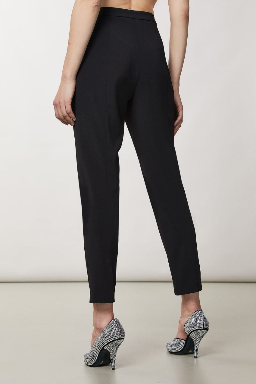 Patrizia Pepe Essential Cigarette Pants Pretas | 9572-FJUIT