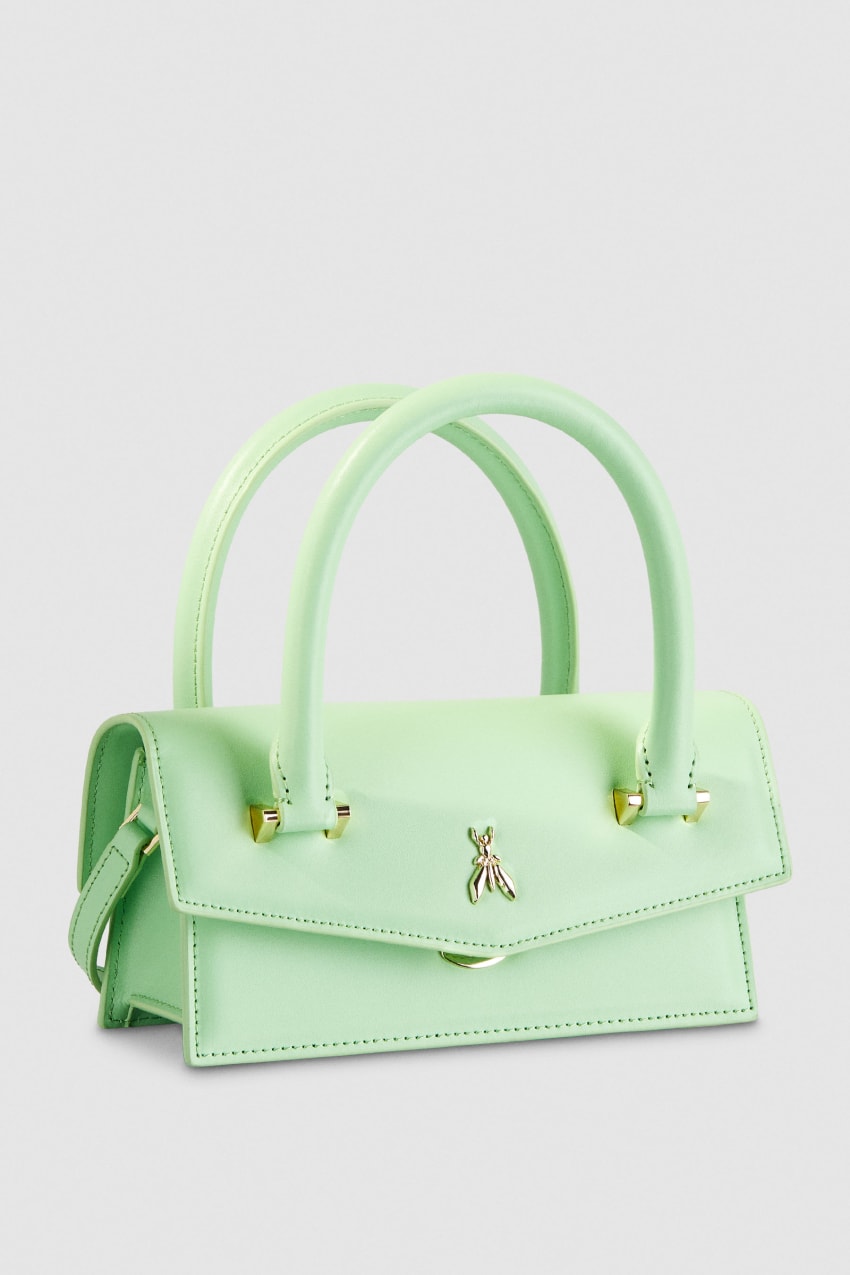 Patrizia Pepe Fly Bamby Shoulder Bag With Handles Verdes | 6518-KEWMP