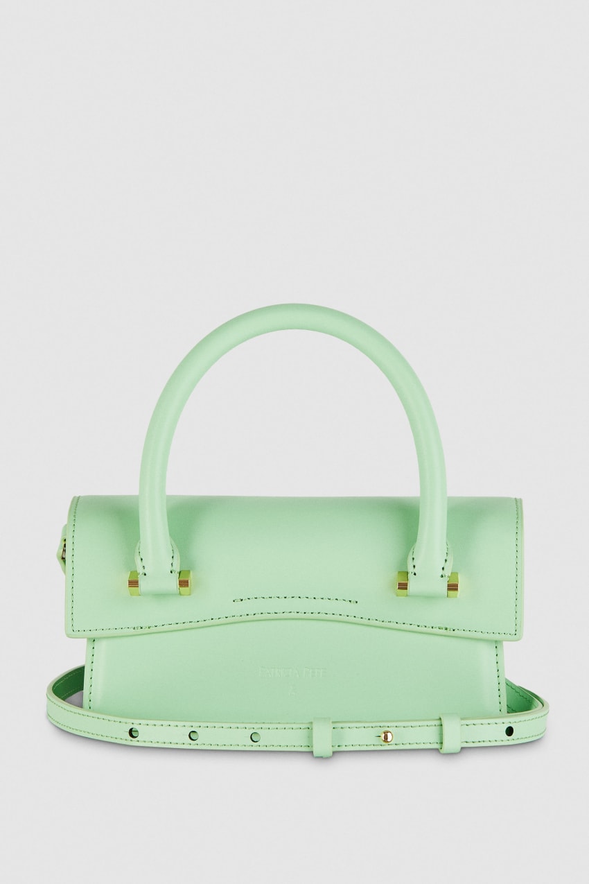 Patrizia Pepe Fly Bamby Shoulder Bag With Handles Verdes | 6518-KEWMP