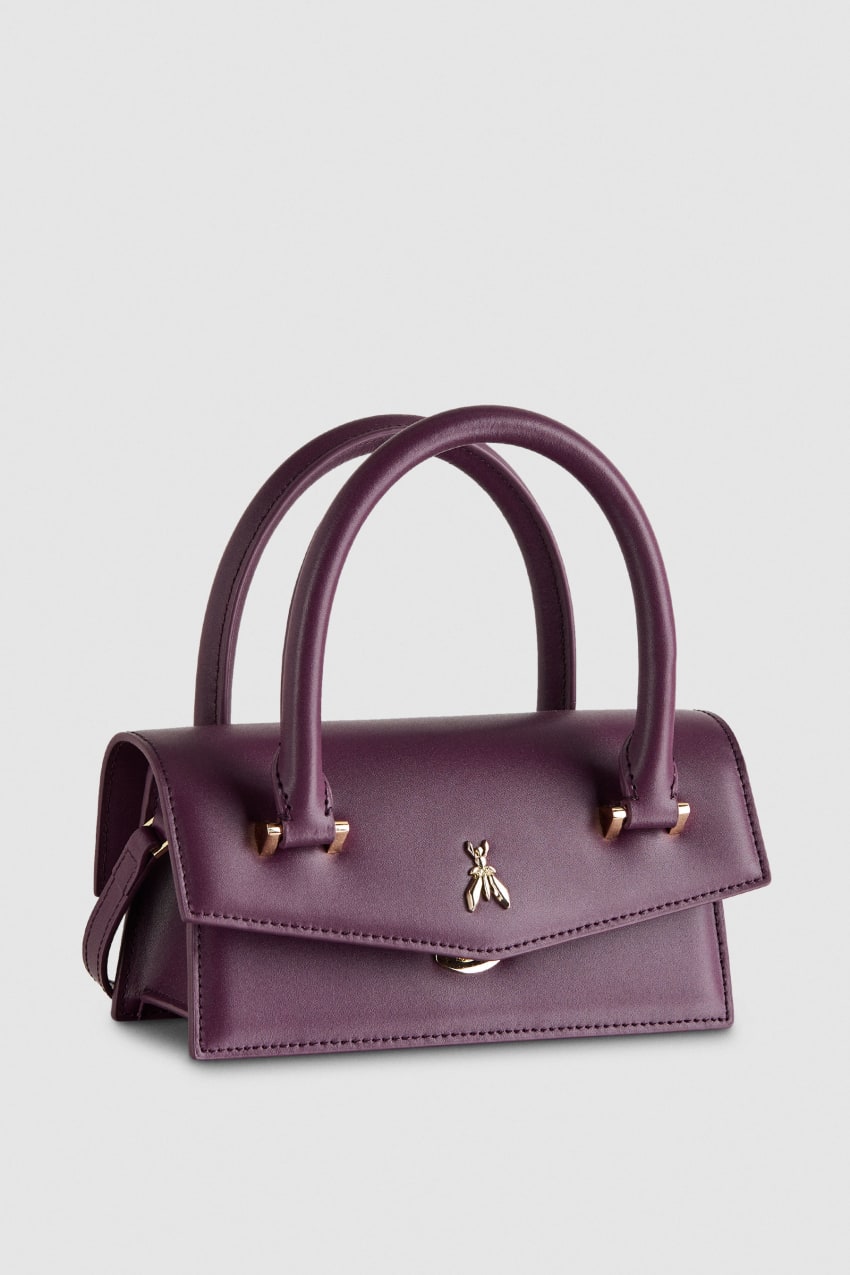 Patrizia Pepe Fly Bamby Shoulder Bag With Handles Roxo | 9708-UPFVK