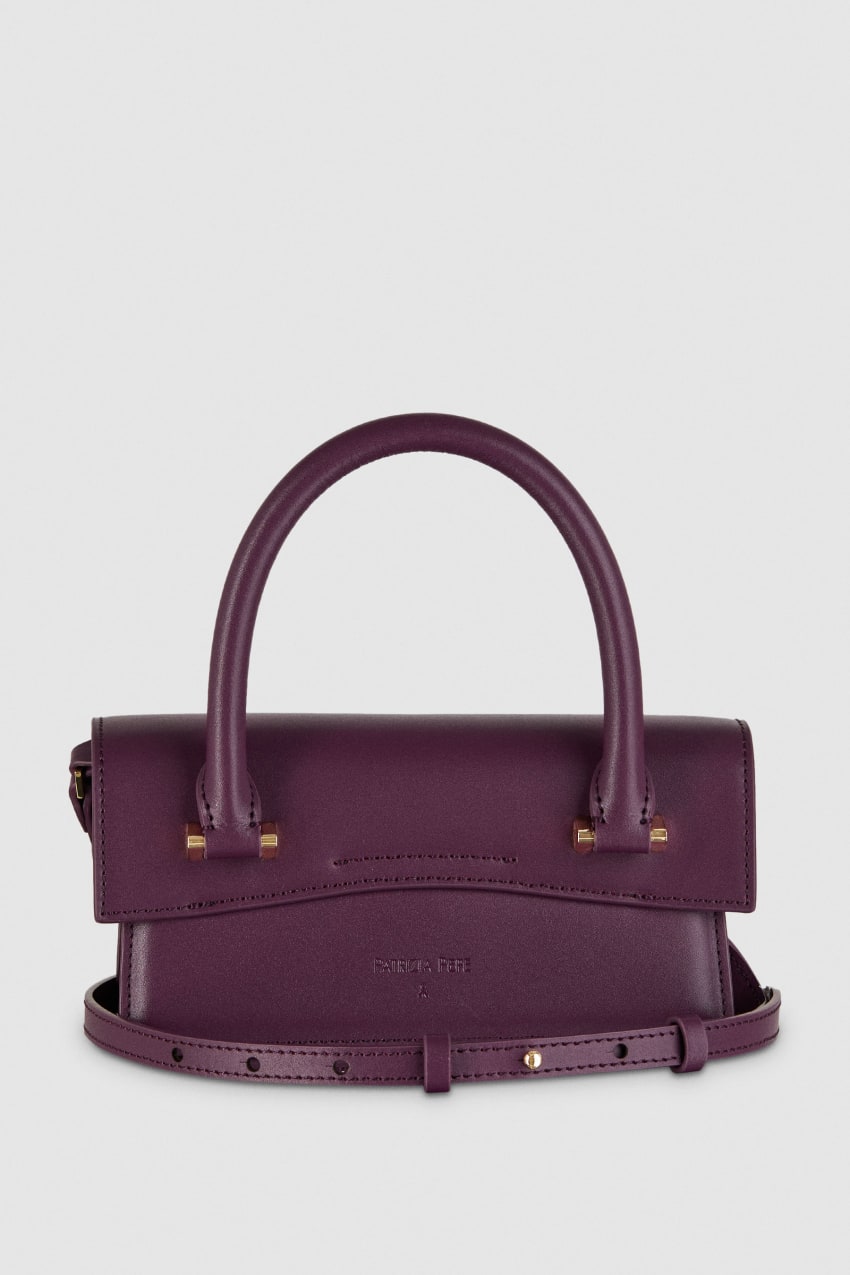 Patrizia Pepe Fly Bamby Shoulder Bag With Handles Roxo | 9708-UPFVK