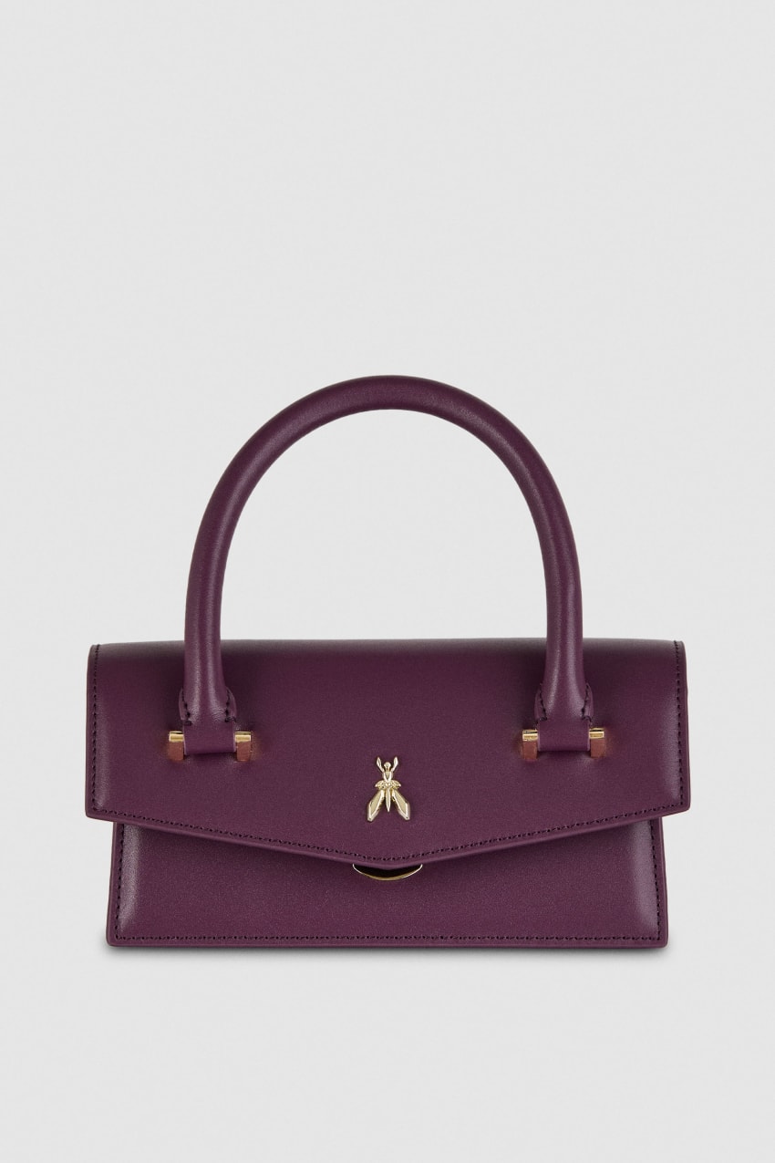 Patrizia Pepe Fly Bamby Shoulder Bag With Handles Roxo | 9708-UPFVK