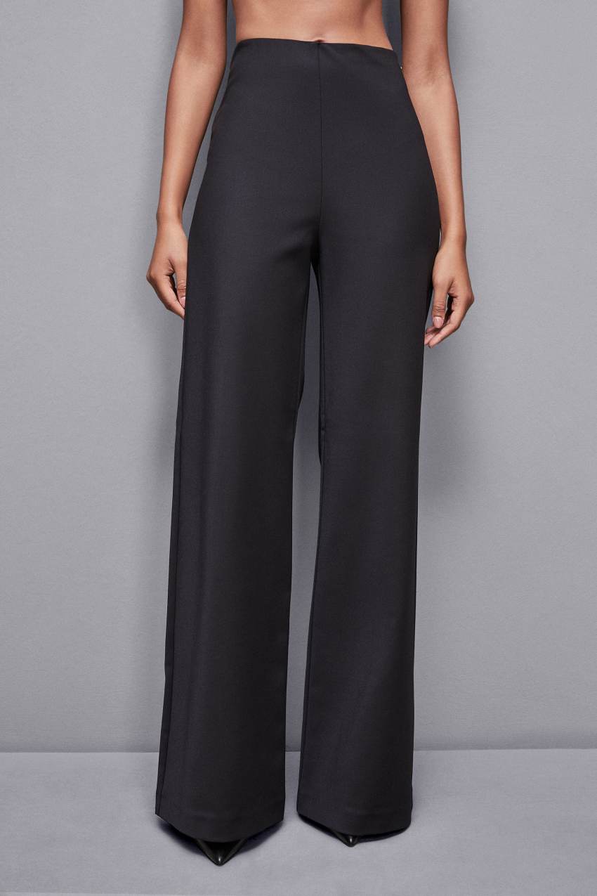 Patrizia Pepe High-waisted Palazzo Pants Pretas | 6281-ZDARH