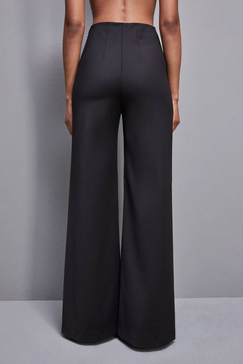 Patrizia Pepe High-waisted Palazzo Pants Pretas | 6281-ZDARH