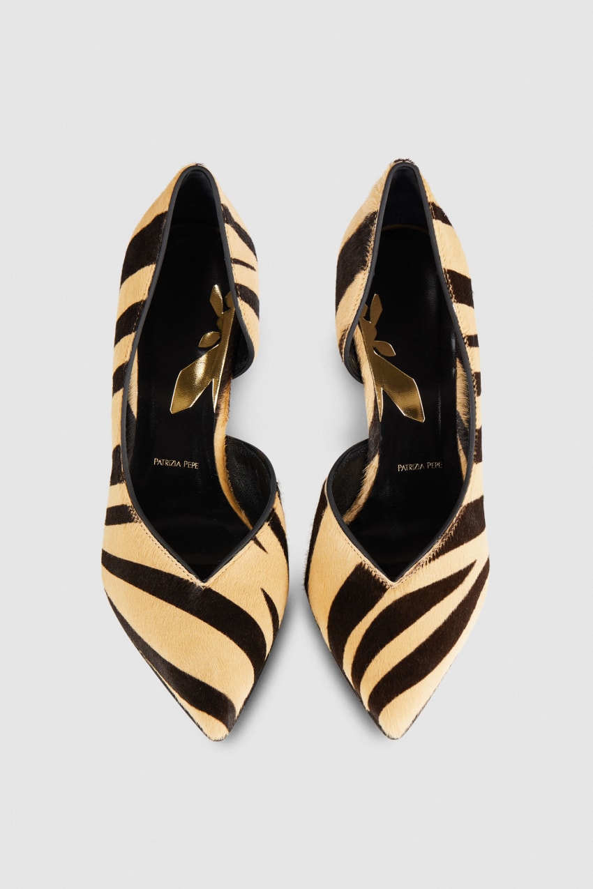 Patrizia Pepe Leather Pumps Animalier | 5164-JOGMV