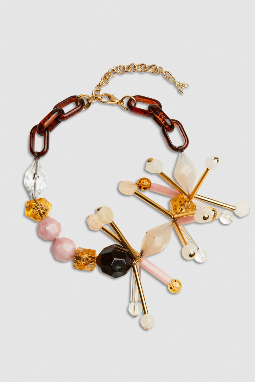 Patrizia Pepe Necklace With Techno Pop Fly Appliqué Multicoloridas | 6529-LGUSC