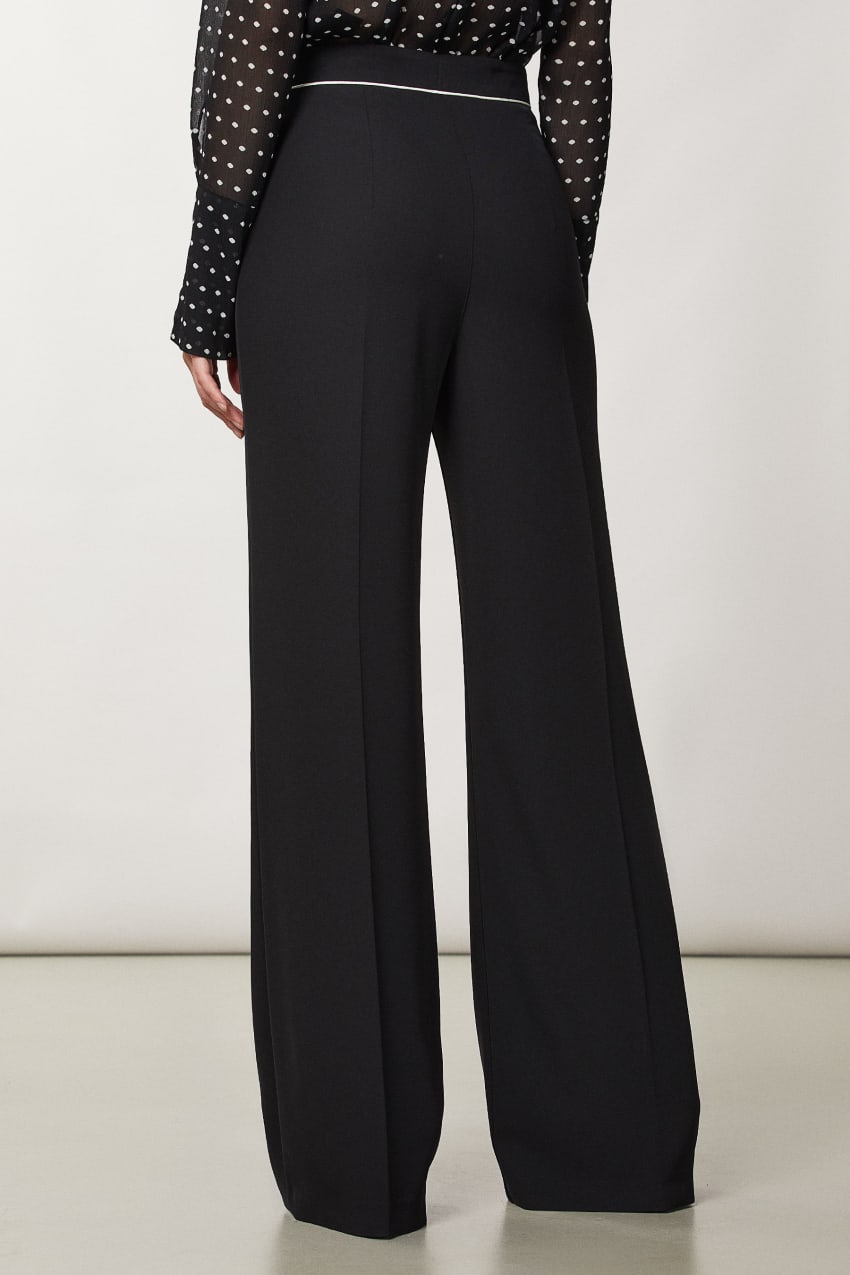 Patrizia Pepe Palazzo Pants Pretas | 8914-FPRYX