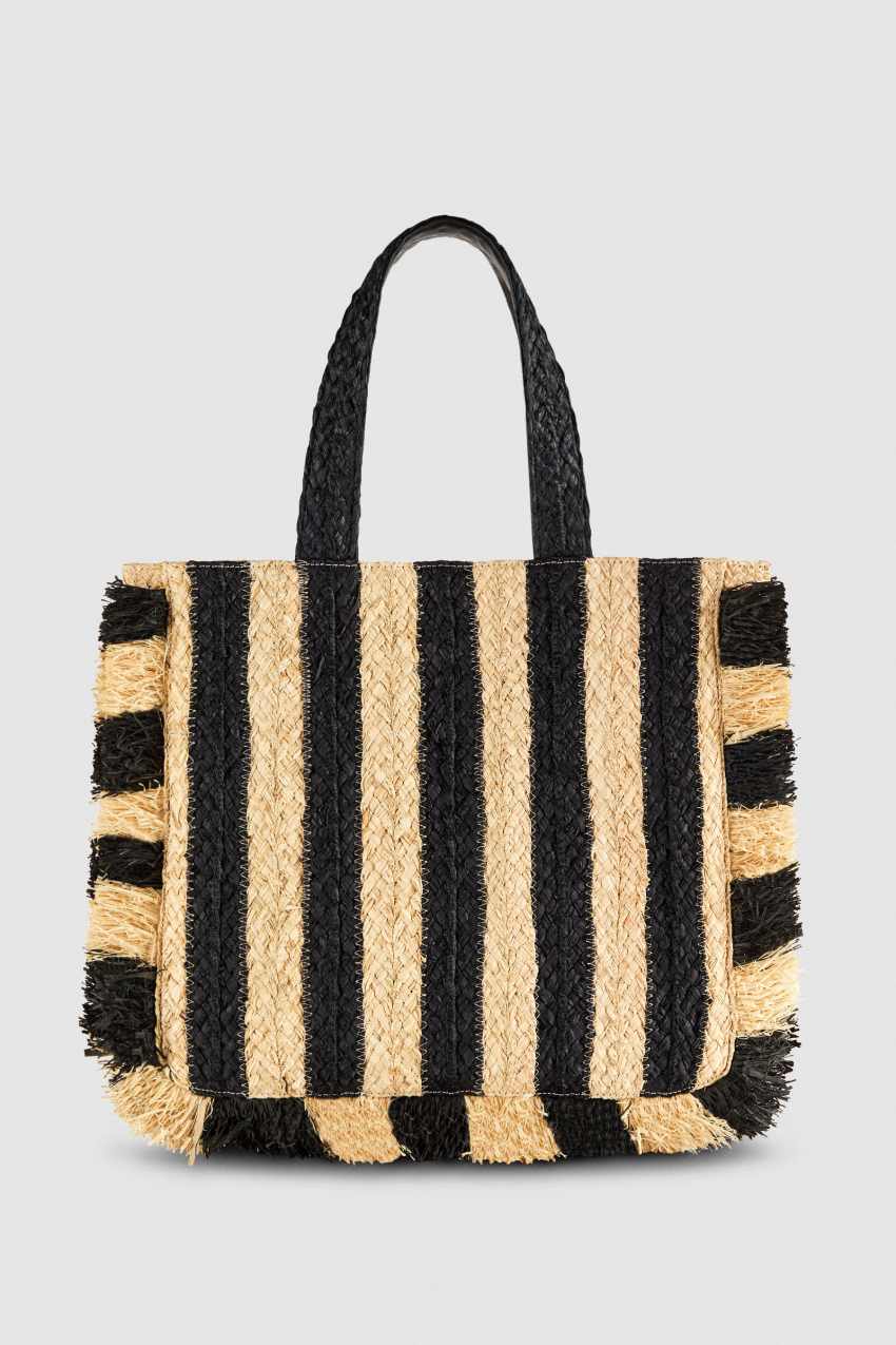 Patrizia Pepe Raffia Shopping Bag FE22 | 3240-OSPJX