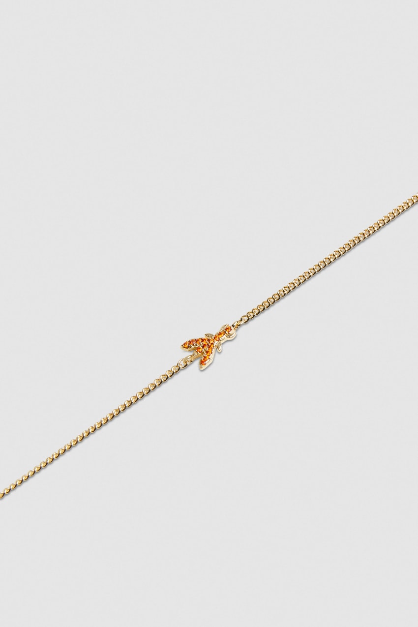 Patrizia Pepe Rhinestone Necklace Laranja | 0685-SPEBW 