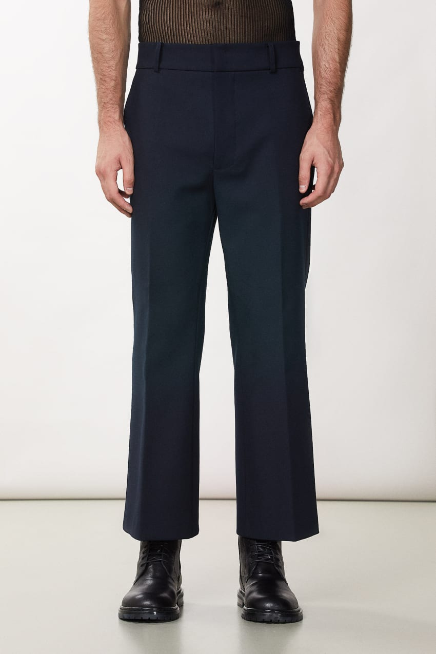 Patrizia Pepe Slim Ankle Pants Azuis | 1024-BPRVN