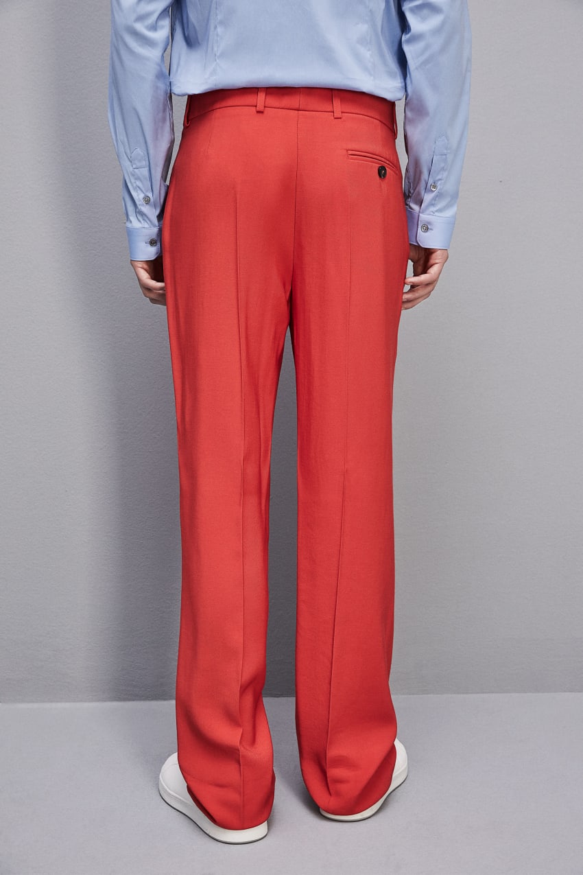 Patrizia Pepe Slim Fit Pants With French Pockets Vermelhas | 8405-DAGJE