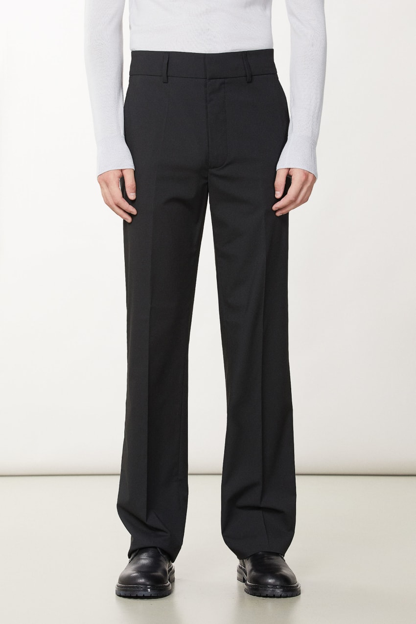 Patrizia Pepe Slim Fit Pants With Regular Waist Pretas | 5168-JSNGC