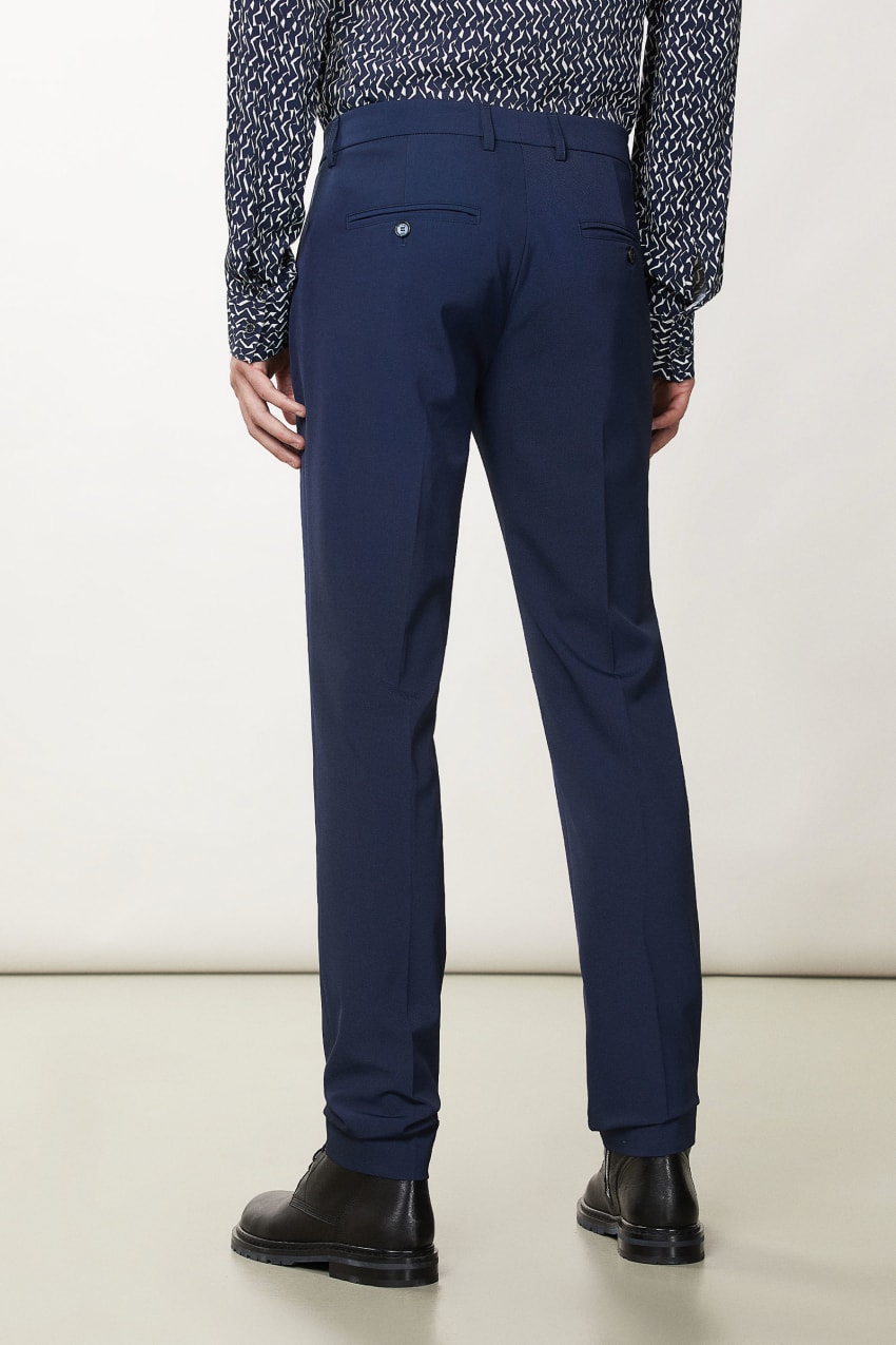 Patrizia Pepe Slim Gabardine Pants Azuis | 6304-WBCUN