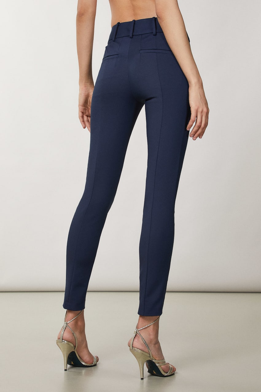 Patrizia Pepe Slim Pants Azuis | 5964-FOIBE