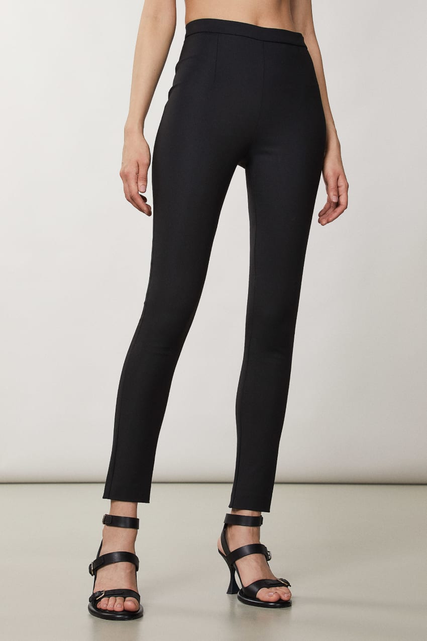 Patrizia Pepe Slim Pants Pretas | 5831-SQLIK