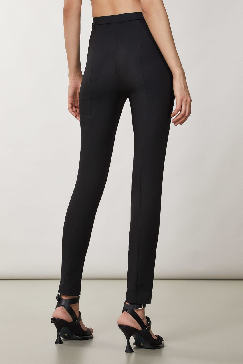 Patrizia Pepe Slim Pants Pretas | 5831-SQLIK