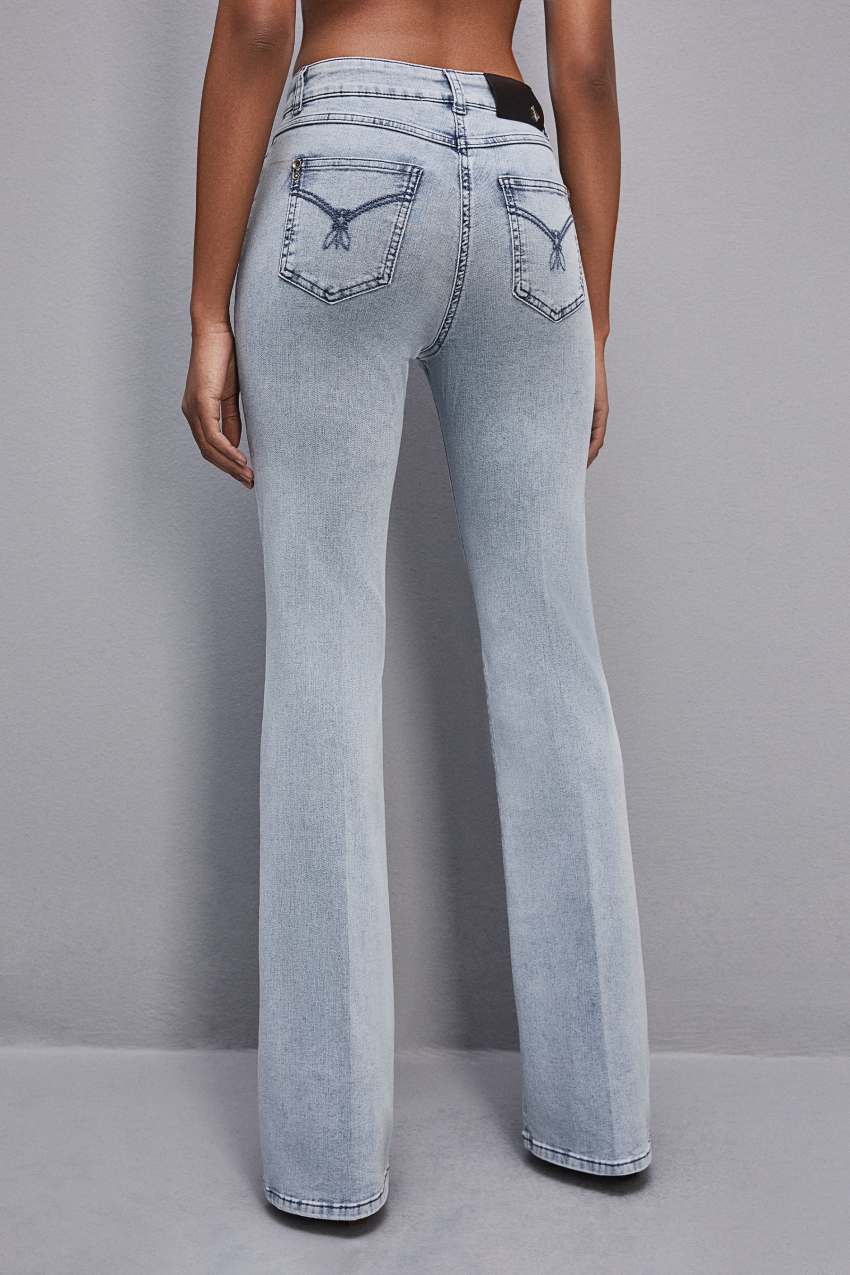 Patrizia Pepe Slim Stretch Denim Jeans Luz Azuis | 7048-TDKMJ