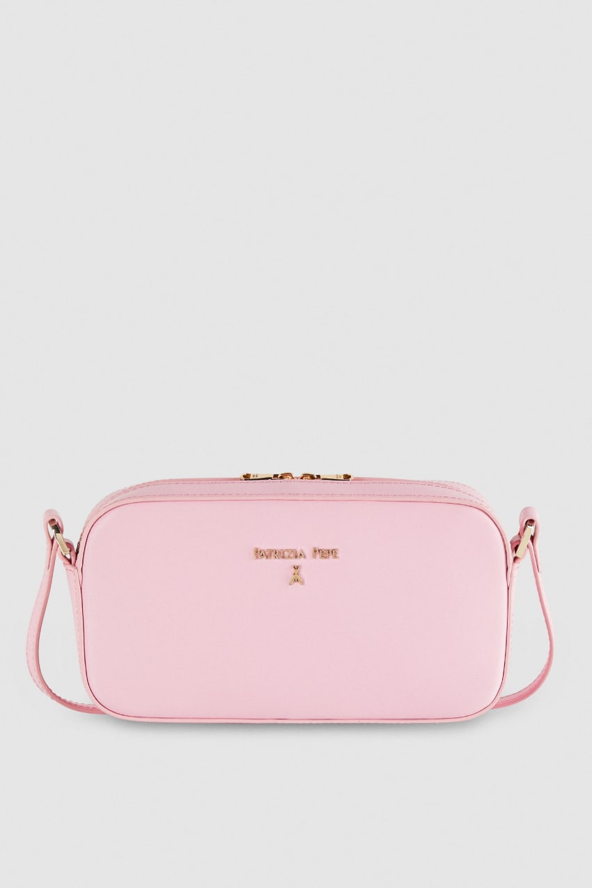 Patrizia Pepe Small Graphic Case Shoulder Bag Rosa | 3890-BNWCH