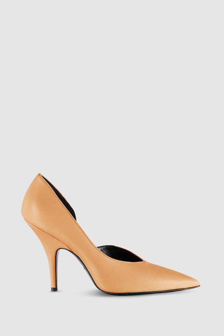 Patrizia Pepe Smooth Leather Pumps Bege | 0846-AZXVD