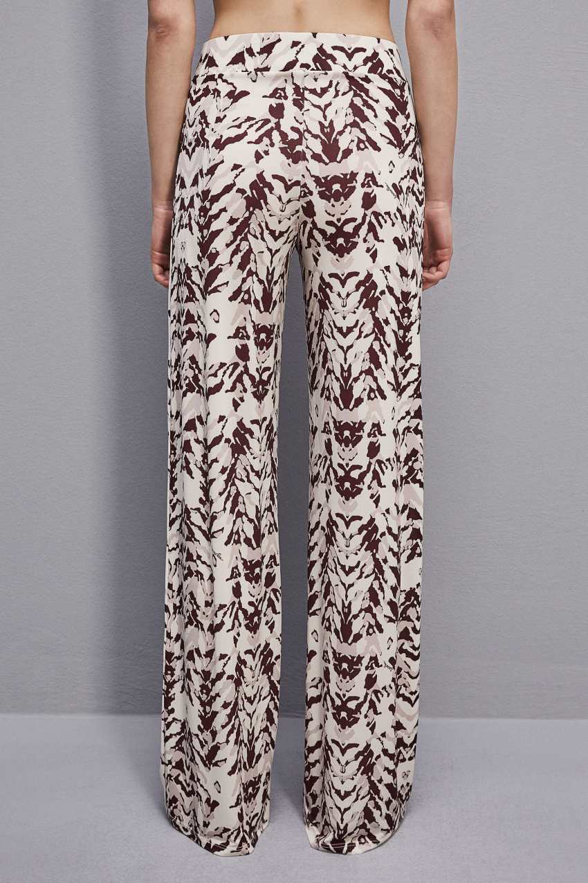 Patrizia Pepe Stretch Jersey Pants With Print Multicoloridas | 4072-LJPHY