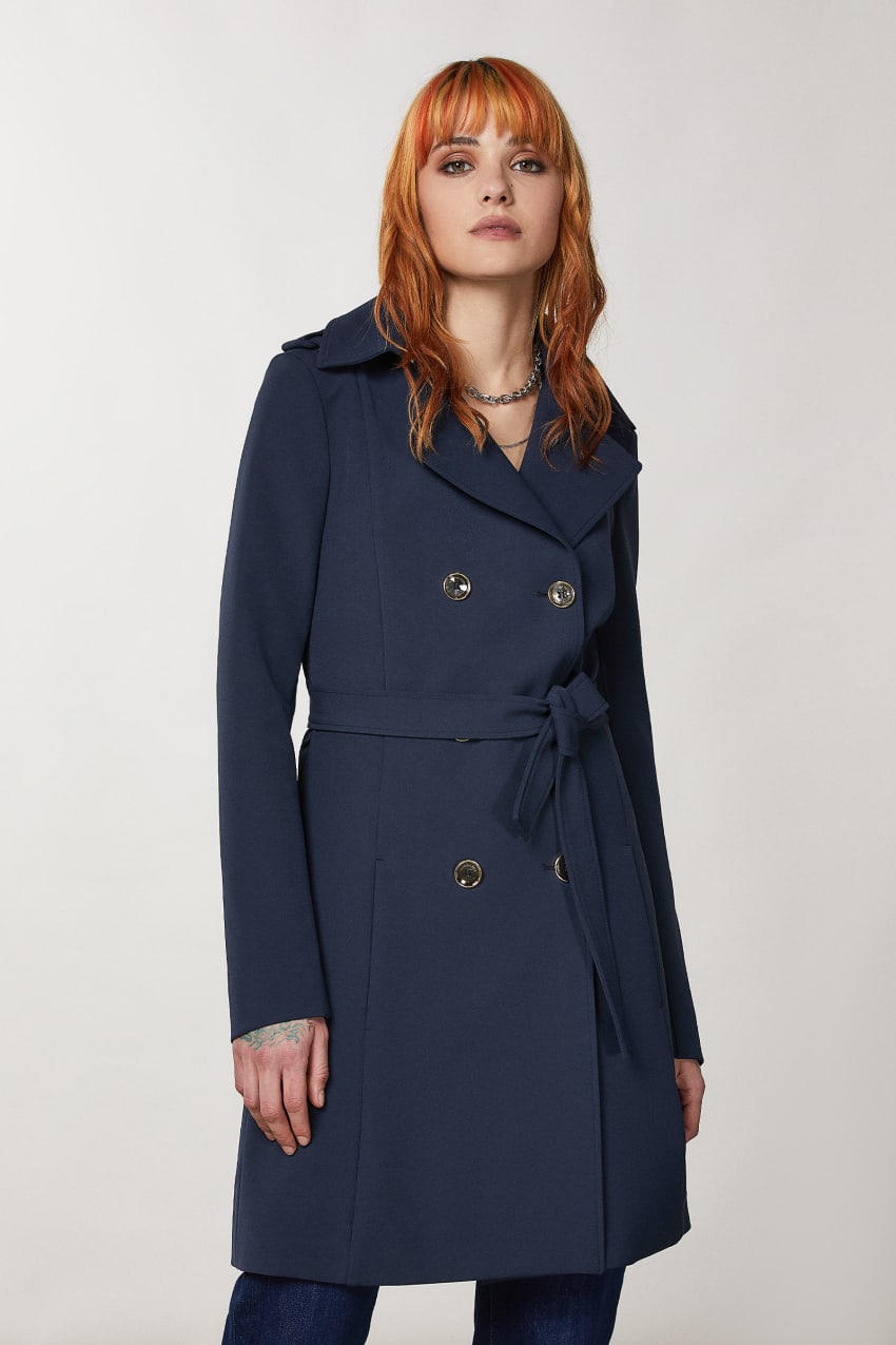 Patrizia Pepe Trench Azuis | 6948-AQMNG